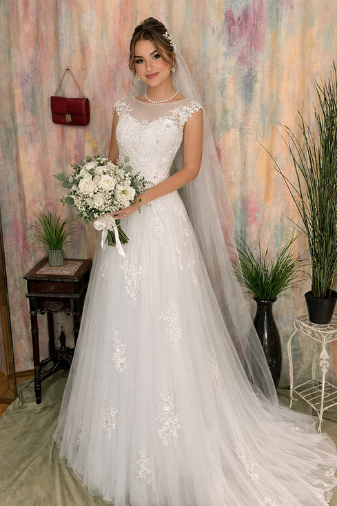 JJs House Dresses & Skirts - 📌 JJs House Princess Wedding Gown, Tulle, Lace and Beading, Sleeveless